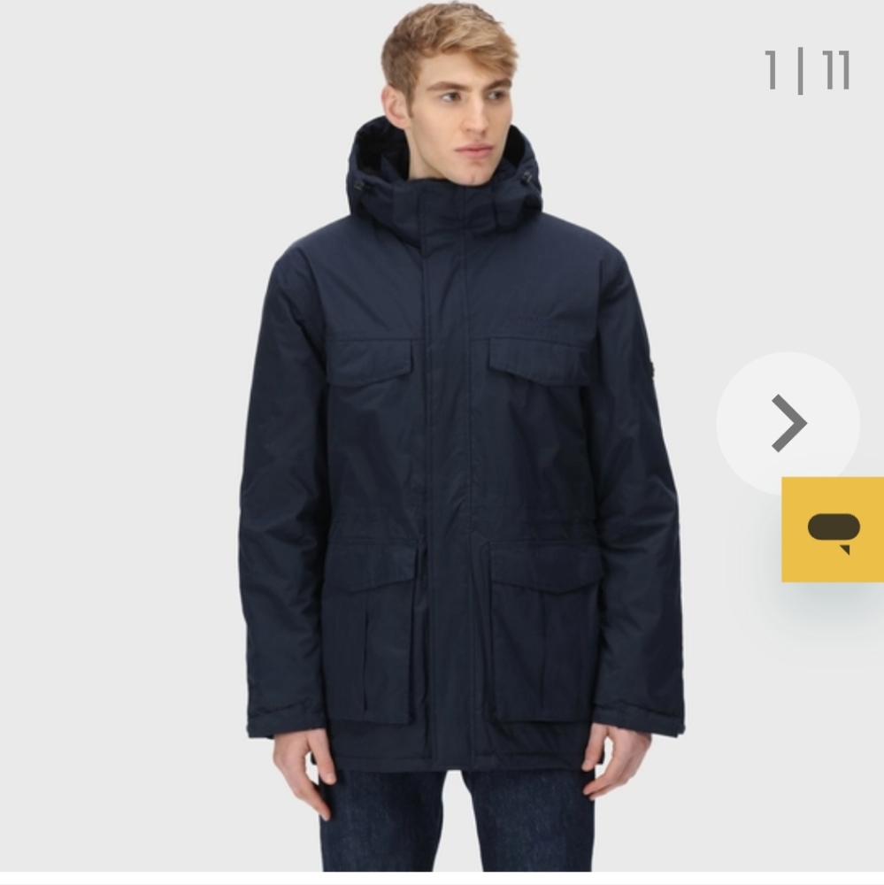 Regatta Great Outdoors Men's Waterproof Insulated Full Zip Jacket XXL